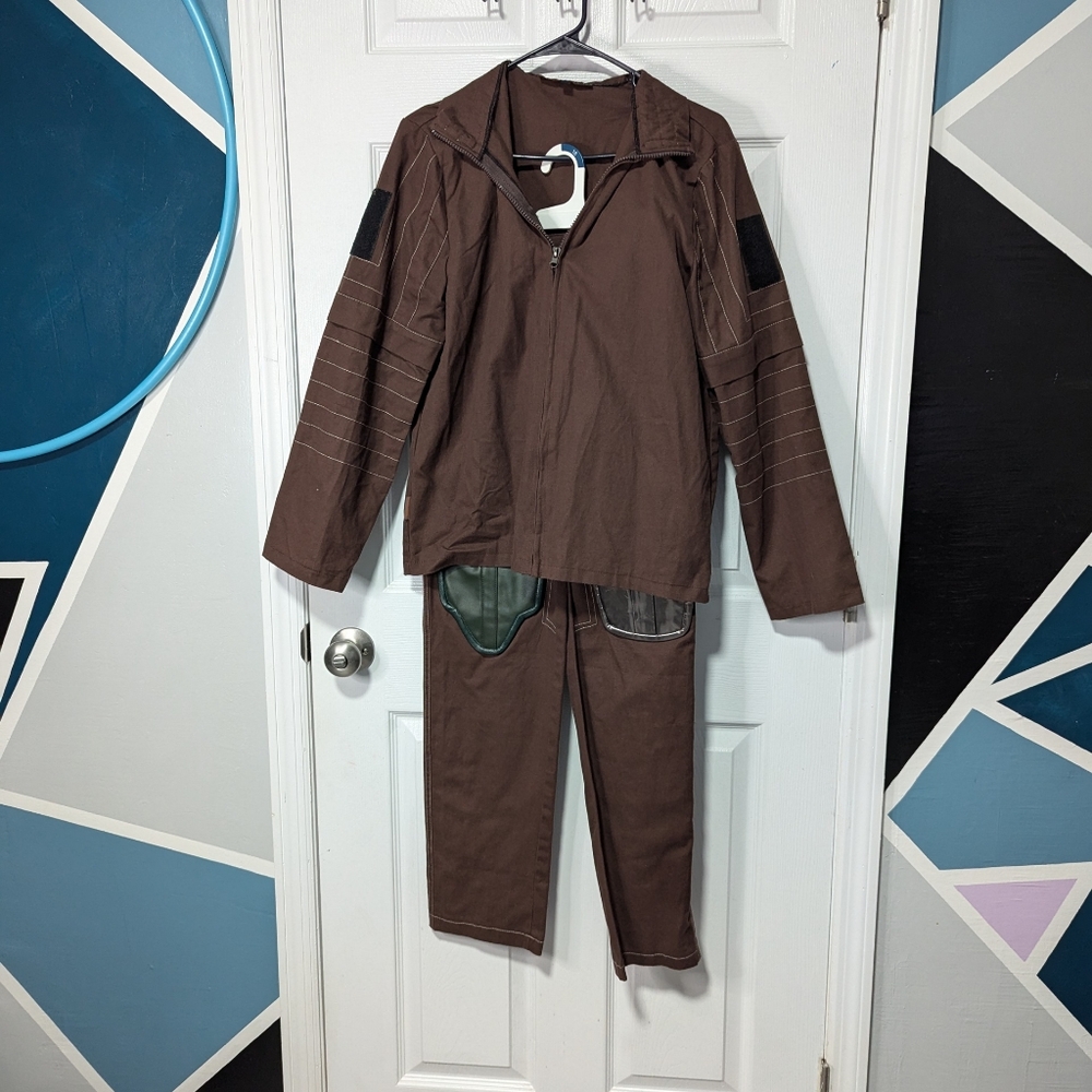 Boy's Youth Mandalorian Cosplay Costume Halloween Din Djarin flight Mando